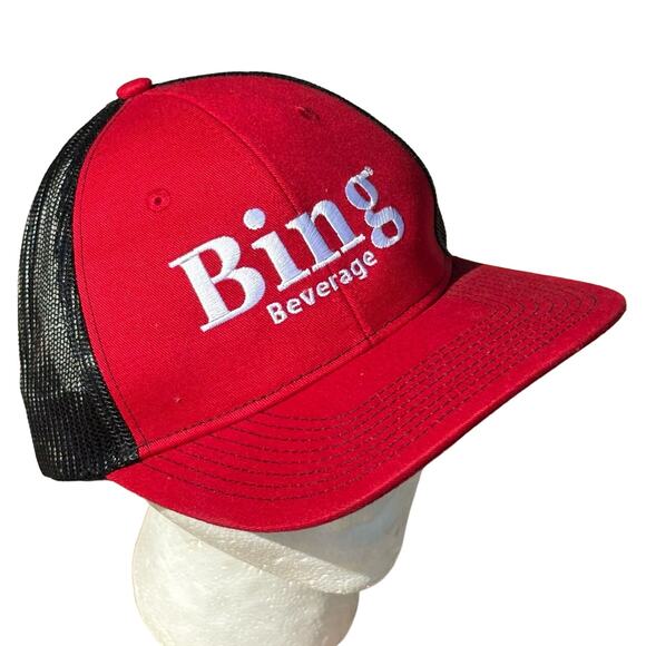 Red Bing Men's Hat - Picture 3 of 5